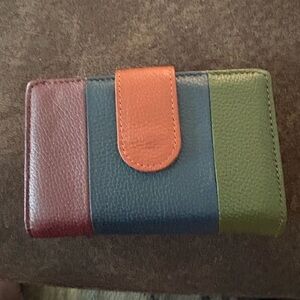 Multicolor Leather Wallet